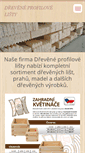 Mobile Screenshot of drevenelisty.cz